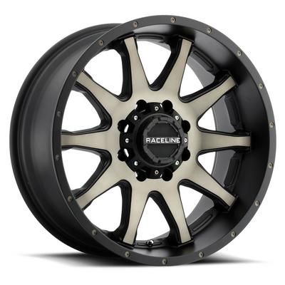 Raceline Wheels Shift BMF, 17x8.5 with 5x4.5 and 5x5 Bolt Pattern - Satin Black Machined with Dark Tint - 930DM-7859618